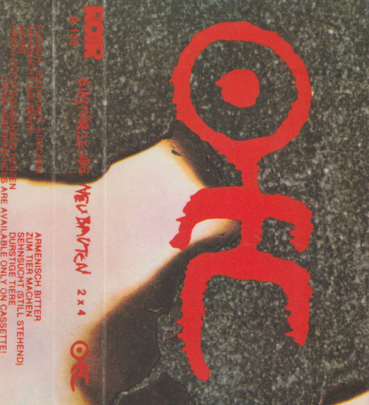 Einstürzende Neubauten - 2 x 4 - Import Cassette Tape - A-133