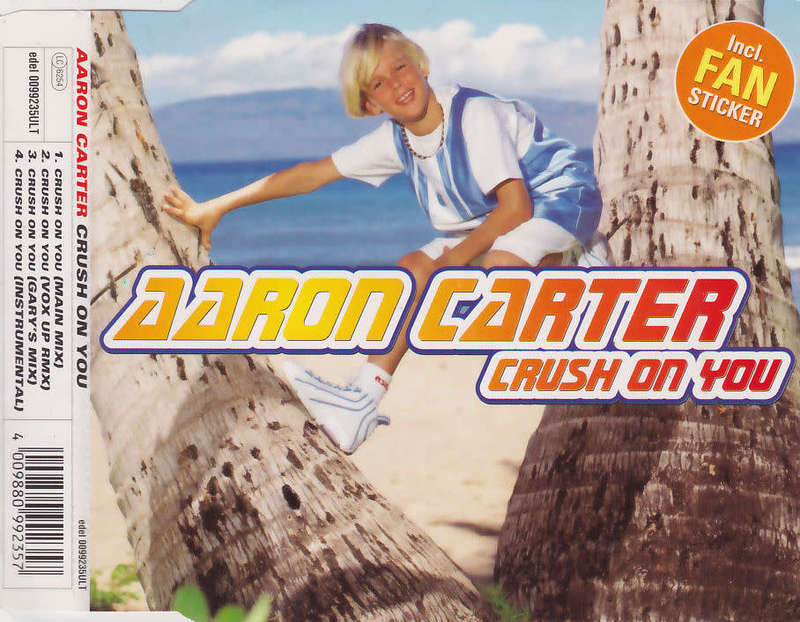 AARON CARTER - Crush On You - Import CD/Sticker edel 0099235ULT