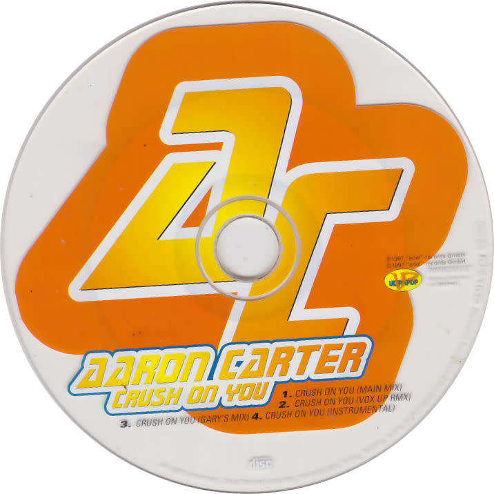 AARON CARTER - Crush On You - Import CD/Sticker edel 0099235ULT