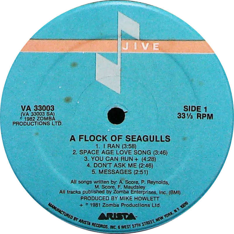A FLOCK OF SEAGULLS - A Flock Of Seagulls - Import Vinyl Album - VA33003