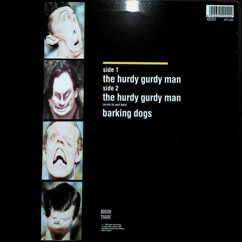 BUTTHOLE SURFERS - The Hurdy Gurdy Man - Import 12" Maxi Vinyl - RTT240