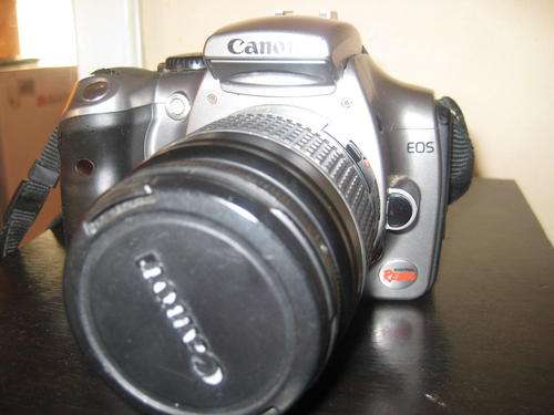Canon EOS REBEL DS 6041 (300 D ) with 28-80mm zoom lens.