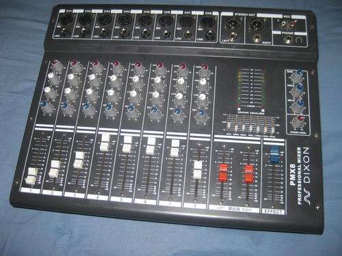 PROFESSIONAL MIXER PMX8      N DIXON . 8 chanels .