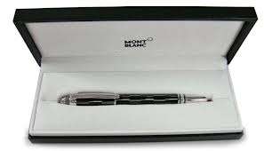 MONT  BLANC  PEN   105657 STARWALKER  M-BLACK  ( BLACK )   BRAND  NEW IN  BOX  WITH  SERVICE  GUIDE.