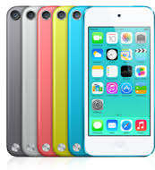 APPLE IPOD TOUCH ( 5th gen ) 64 GB A1421 with front and rear cameras .