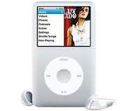 APPLE  IPOD  CLASSIC   120 GB . A1238  ( SILVER ) .
