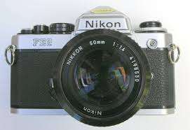NIKON  FE2  FILM CAMERA 35MM  SLR  WITH 50mm AF  nikkor  lens 1:1.8
