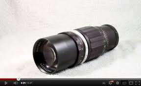 SOLIGOR  LENS  f=250 mm     1:4.5   /     SCROW    M42  MOUNT  /  FILM  CAMERA