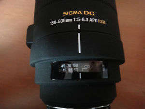 SIGMA DG / 150-500MM 1:5-6.3 APO HSM for SONY PROFESSIONAL CAMERA/ EXCELLENT CONDITION!!!