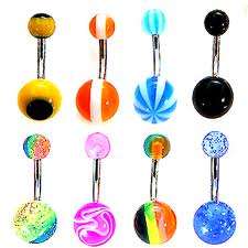 1 x UV Belly Ring  ...Hott Deal