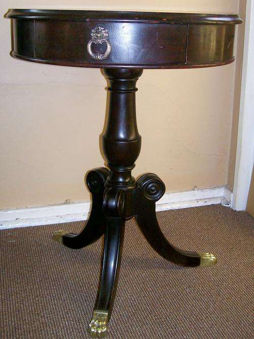 *** AN OLD BUT EXQUISITE VICTORIAN DRUM TABLE ***
