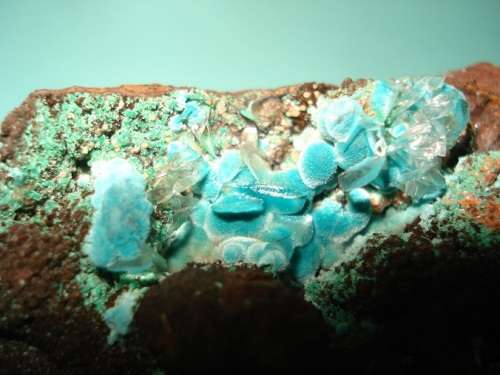 Rosasite From Mexico Mine La Ojuela Gemstone Crystal semi precious stone rock minerals Healing