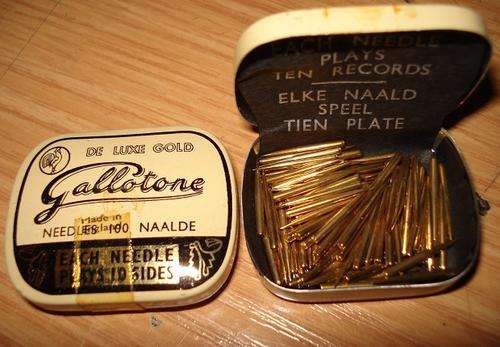 Brand new unopened sealed gramaphone phonograph needle tin