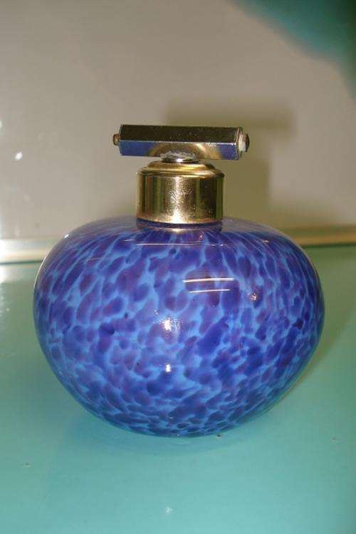 Lovely antique Murano style glass perfume scent bottle vial