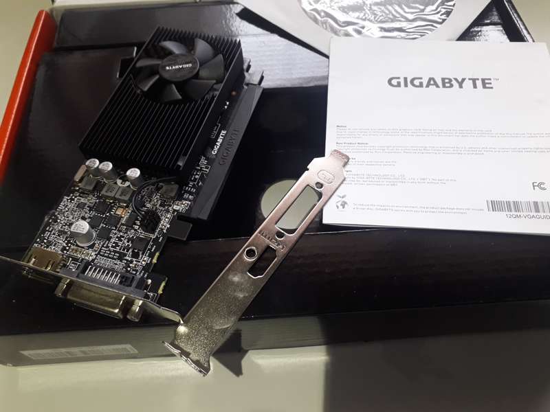 Gigabyte nVidia GeForce GT 1030 Low Profile 2GB