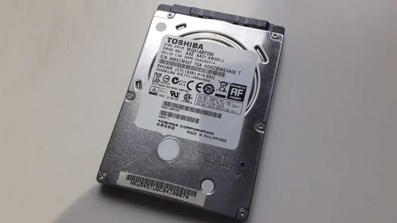 Toshiba Notebook 2.5 inch Hard Drive - 500GB