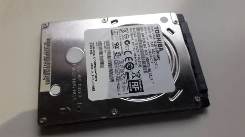 Toshiba Notebook 2.5 inch Hard Drive - 500GB