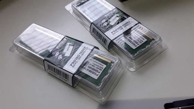 Patriot 8GB DDR3 1600MHz Desktop RAM (x2)