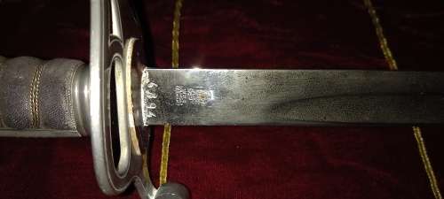 SAP Officer`s sword Pre-1994
