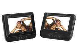 Sansui  7" Portable Twin Screen DVD Player- (PD1002) * Free shipping in SA!