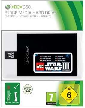 XBOX 320GB Hard Drive with Lego Star Wars Game - NEW SEALED