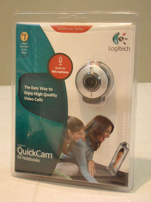 Logitech Quickcam 1.3 Megapixel Usb Notebook Webcam Display stock