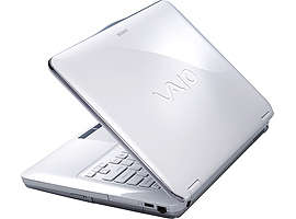 (New) - Sony Vaio VGN-CS36GJ (White) - Core2Duo 2.5Ghz , 4GB Ram