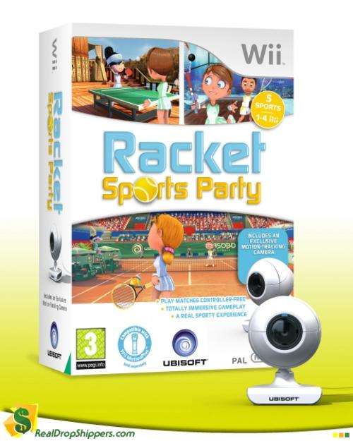 Wii Racket Sports Party Including Camera - OLDMANIT Great clearance Sale