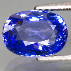 VVS Moderate blue violet 2.06CT Tanzanite [G.I.S.A.CERTIFIED] (bV3/3)[R28405]