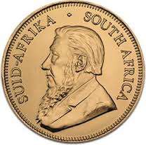 1/10th Oz Krugerrand in SA mint holder + certificate