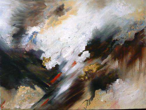 "AUTUMN DELIGHT"    Modern art  610mm x 460mm