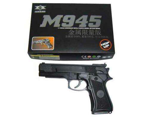 Metal Air Sport Gun - M945 - 6mm BB Gun ( 1/1 Scale ) 18+