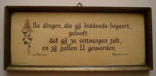 1920 Handmade "Callicrafisch Atelier - Nelly ten Have"