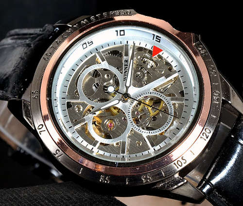 WINNER SKELETON MECHANICAL WATCH FOR MEN