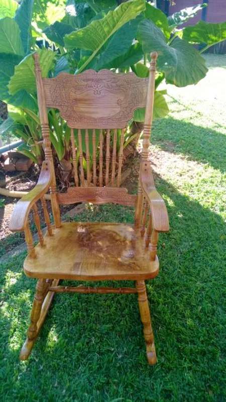 Antique Oak Rocking Chair