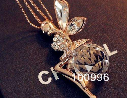 Fairy Glass Crystal Necklace