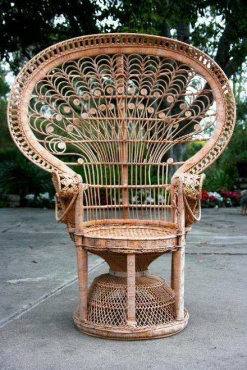 Peacock Chair by Emily Henderson
