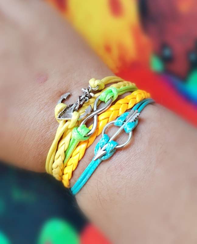 Infinity Leather Bracelets