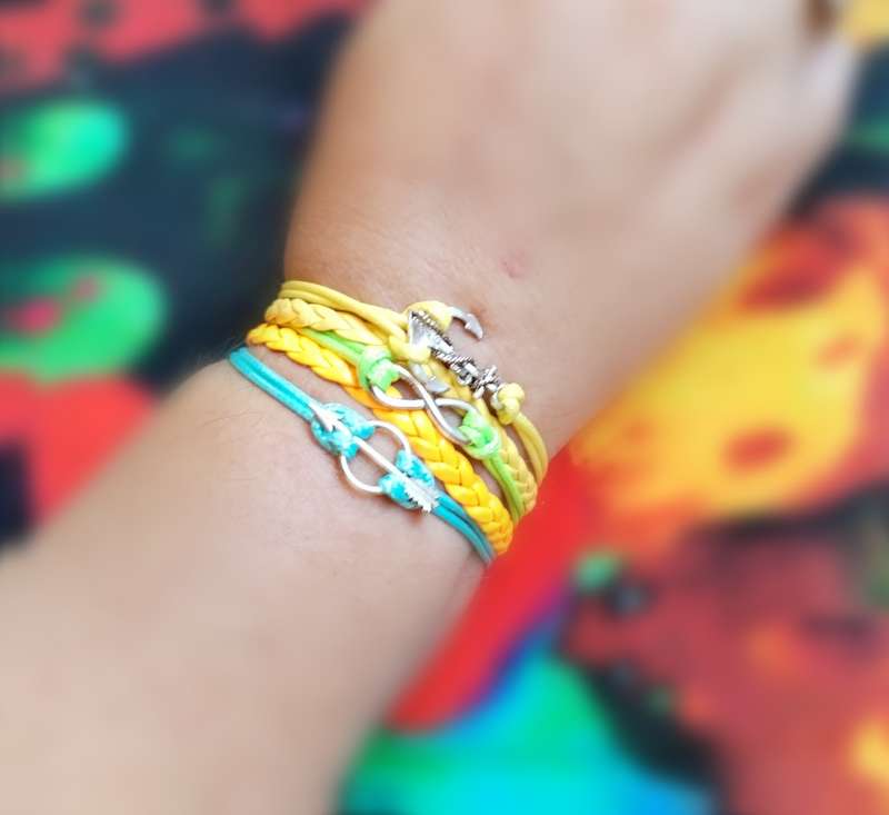 Infinity Leather Bracelets
