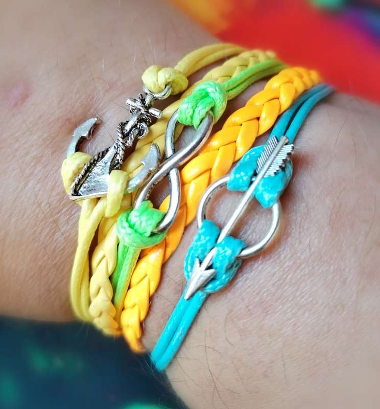 Infinity Leather Bracelets