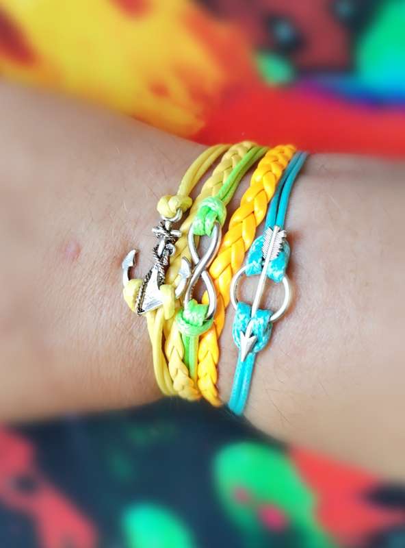 Infinity Leather Bracelets