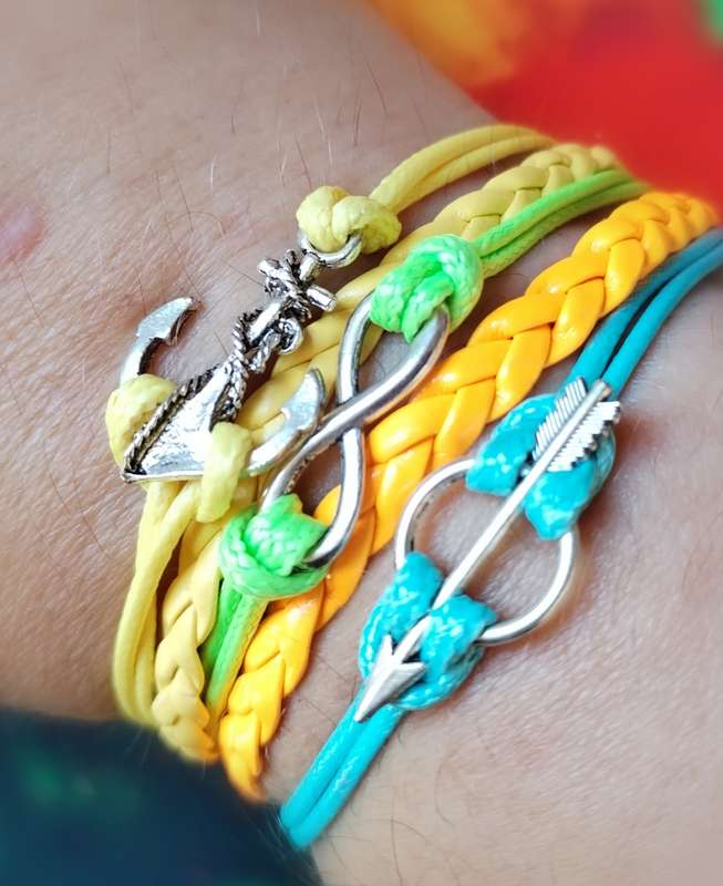 Infinity Leather Bracelets