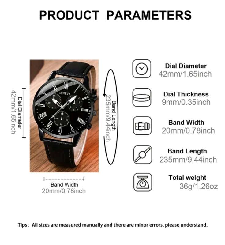 Geneva Analog Watch with FREE Bracelet