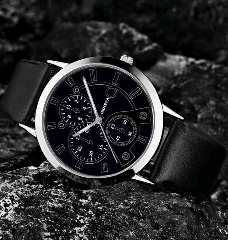Geneva Analog Watch with FREE Bracelet
