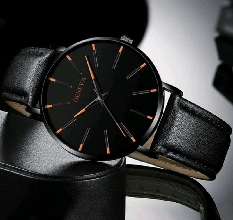 Geneva Analog Watch with FREE Necklace