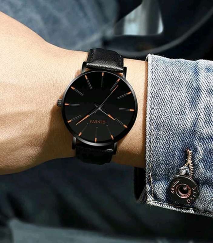Geneva Analog Watch with FREE Necklace
