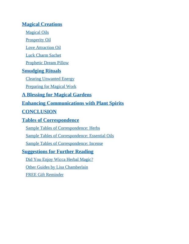 Wicca Herbal Magic EBook PDF