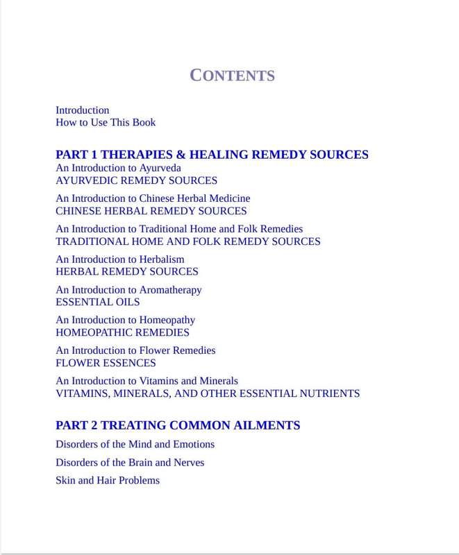 The Healing Remedies Sourcebook EBook PDF