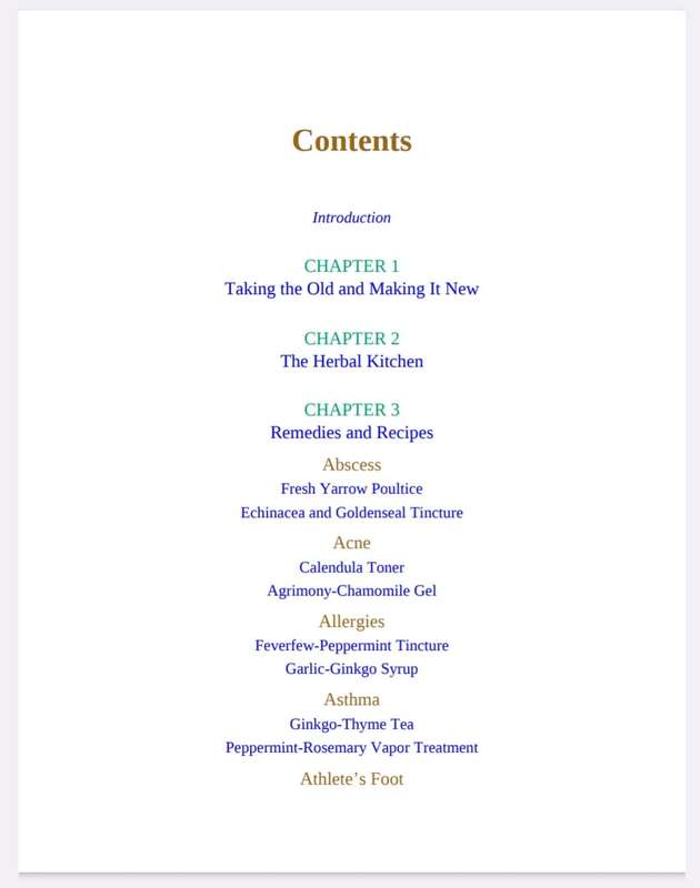 Herbal Medicine Natural Remedies Ebook PDF