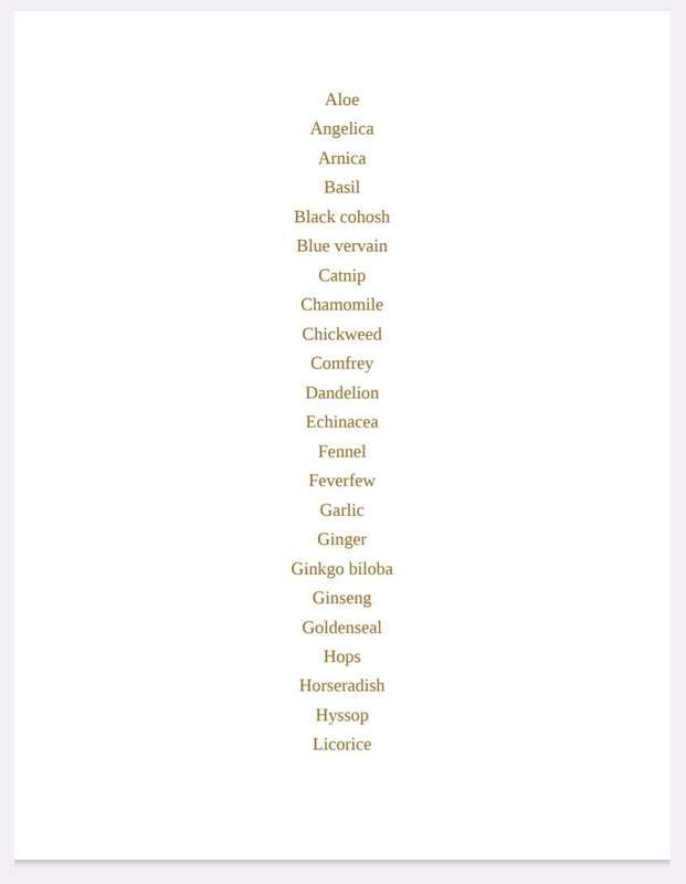 Herbal Medicine Natural Remedies Ebook PDF
